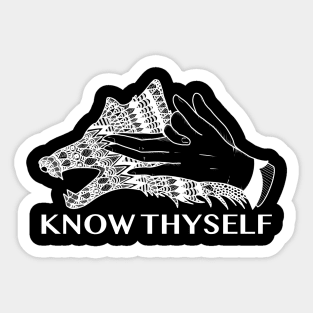 Know Thyself Shadow Sticker